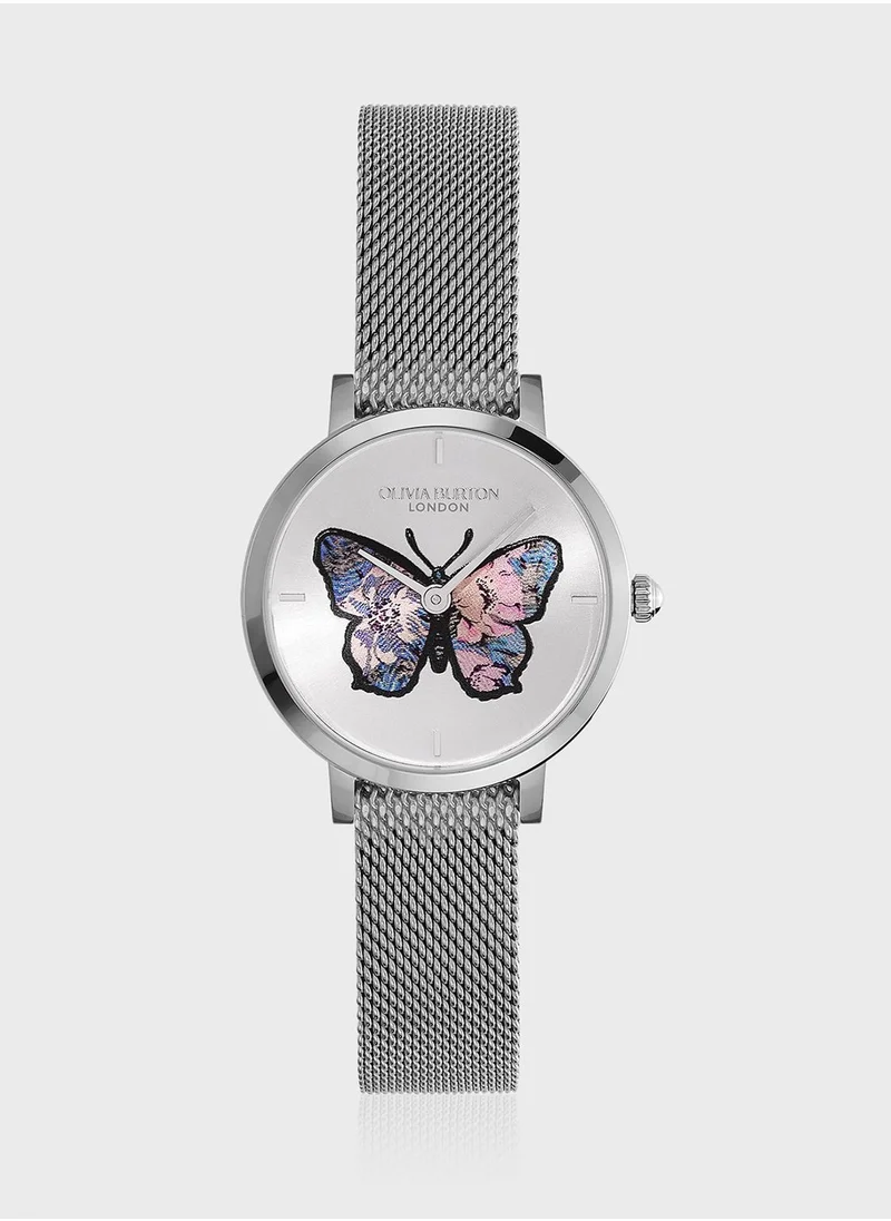 OLIVIA BURTON Steel Strap Analog Watch