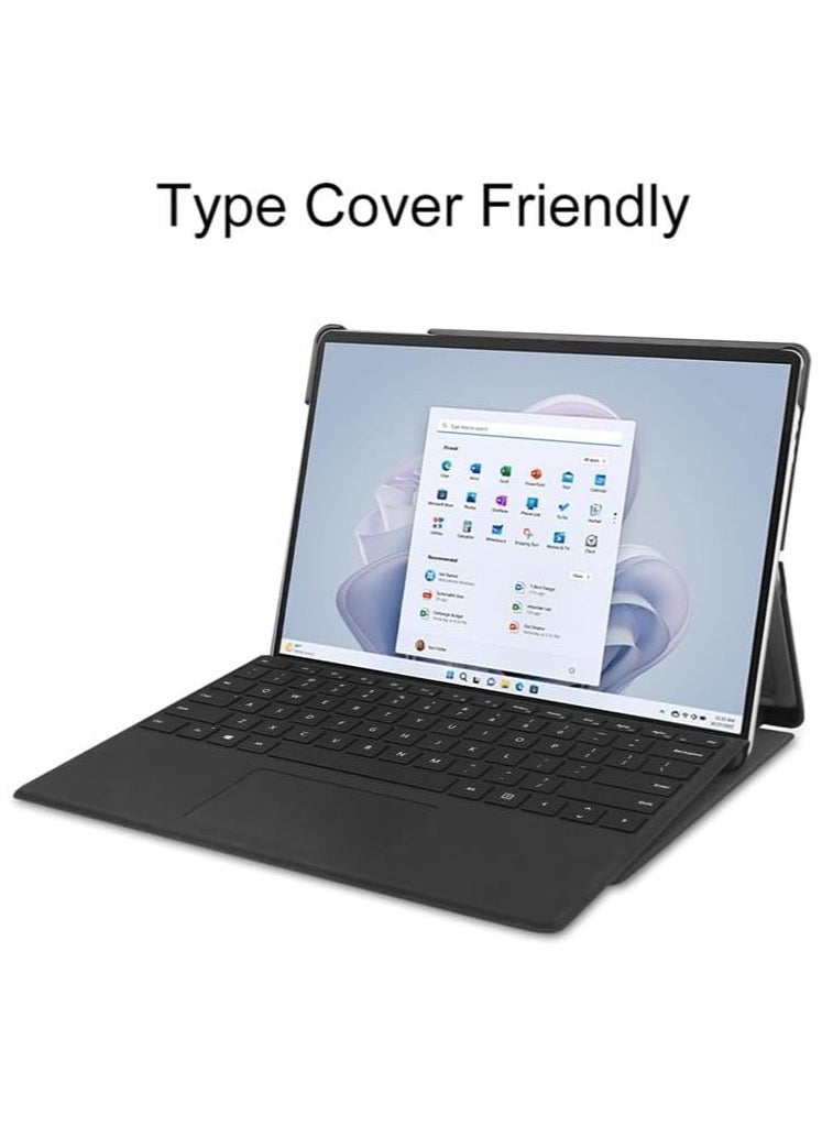 Generic - Compatible with Microsoft Surface Pro 11 (2024) 13 inch Case,PU Leather Flip Stand Hard PC Back Cover for Funda Surface Pro 11 Tablet Case - Image 1