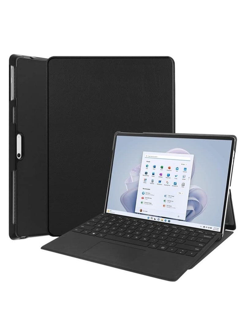 Generic - Compatible with Microsoft Surface Pro 11 (2024) 13 inch Case,PU Leather Flip Stand Hard PC Back Cover for Funda Surface Pro 11 Tablet Case - Image 1