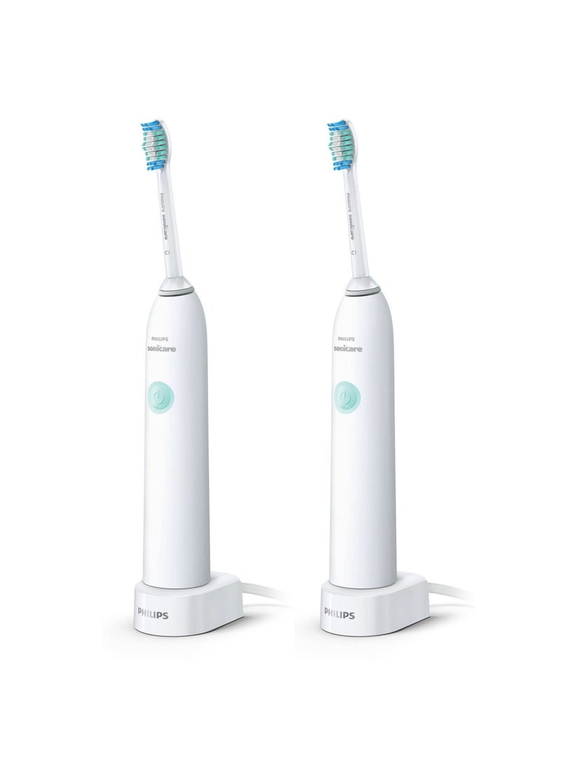 PHILIPS SONICARE Philips Sonicare Dailyclean Rechargeable Electric Toothbrush, 2 Count 