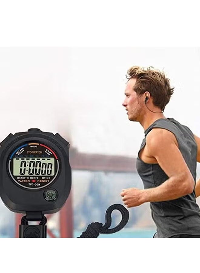 Portable Training Stopwatch Timer  for Sports Lightweight Electronic Match Timer for Running Swimming and Racing Durable Design with Easy to Read Display for - Image 3