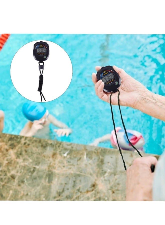 Portable Training Stopwatch Timer  for Sports Lightweight Electronic Match Timer for Running Swimming and Racing Durable Design with Easy to Read Display for - Image 5