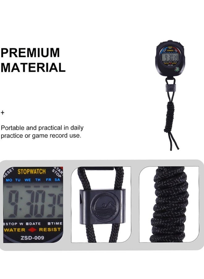 Portable Training Stopwatch Timer  for Sports Lightweight Electronic Match Timer for Running Swimming and Racing Durable Design with Easy to Read Display for - Image 4
