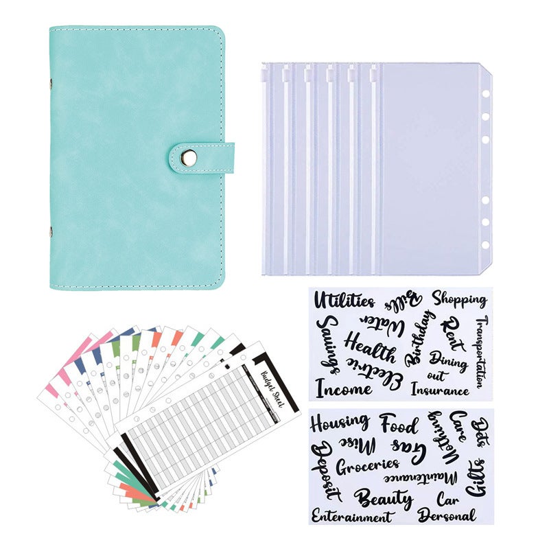 Soft Leather Loose-Leaf Notebook Multifunctional Storage Notebook A6 Refill Detachable Binder Zipper Bag - Image 1