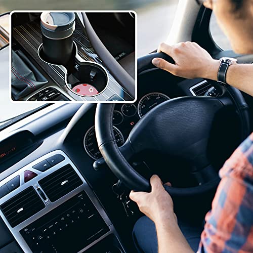 susiyo Car Coasters 2 Pack, 2.5inch Absorbent Ceramic Coaster for Cup Holder (Strawberry) - Image 5