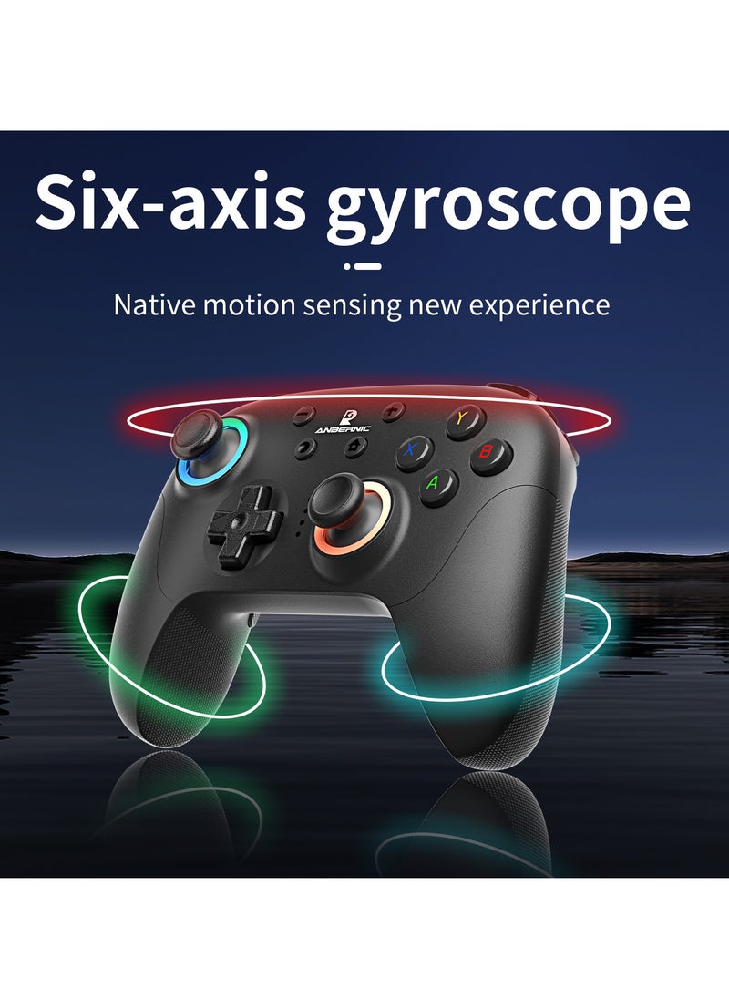 ANBERNIC  - RG P01 High Cost Performance PC Controller PC Steam Switch Android IOS Conductive Rubber Bluetooth Wireless XBOX Layout 600mAh Dual Asymmetric Pendulum Motor - Image 1