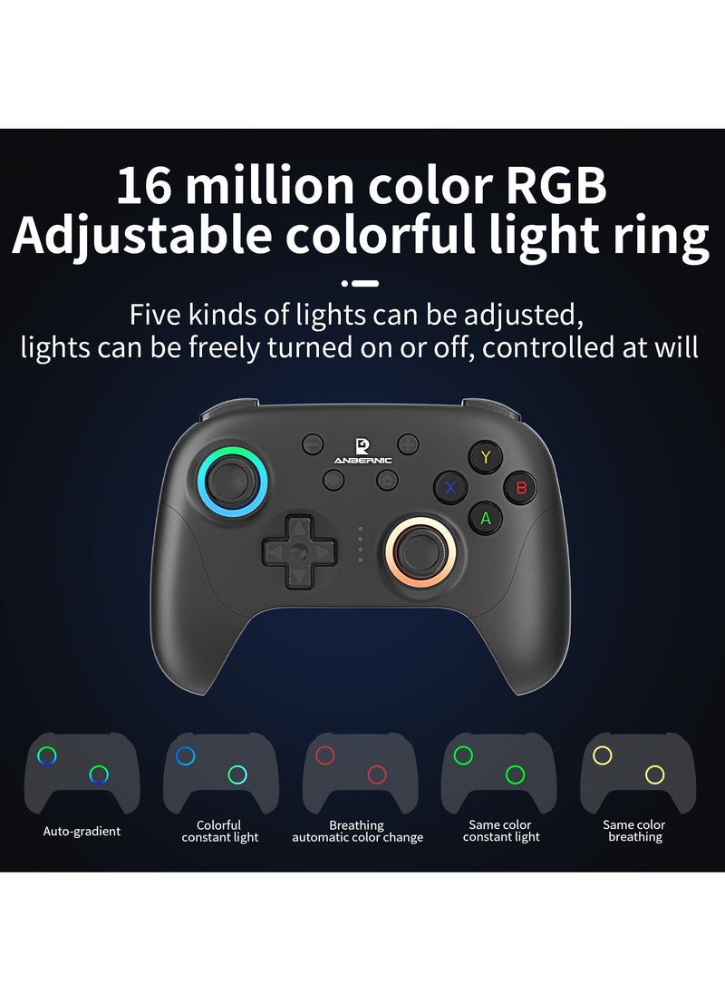ANBERNIC  - RG P01 High Cost Performance PC Controller PC Steam Switch Android IOS Conductive Rubber Bluetooth Wireless XBOX Layout 600mAh Dual Asymmetric Pendulum Motor - Image 1