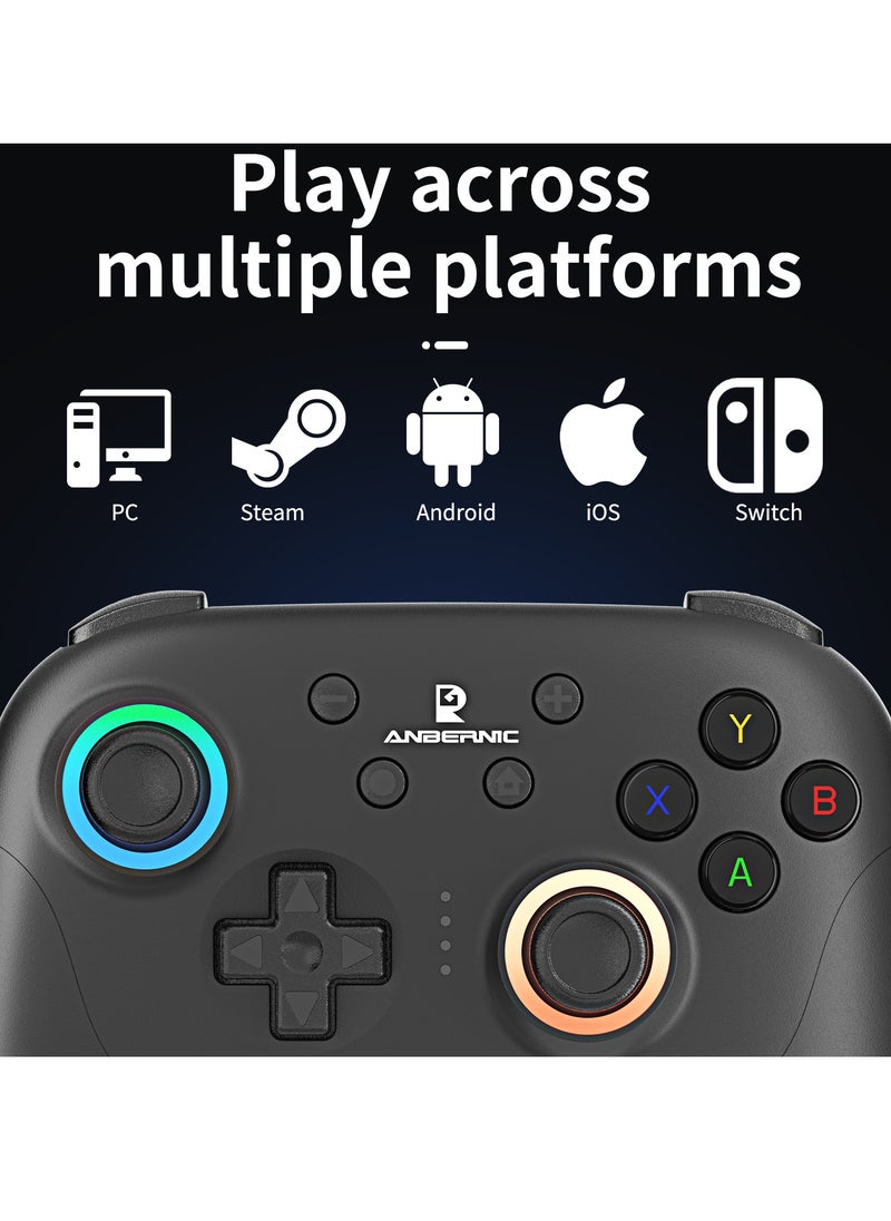 ANBERNIC  - RG P01 High Cost Performance PC Controller PC Steam Switch Android IOS Conductive Rubber Bluetooth Wireless XBOX Layout 600mAh Dual Asymmetric Pendulum Motor - Image 1