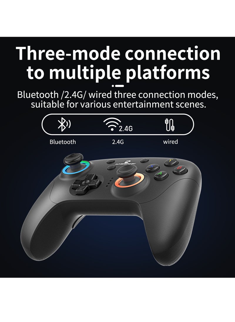 ANBERNIC  - RG P01 High Cost Performance PC Controller PC Steam Switch Android IOS Conductive Rubber Bluetooth Wireless XBOX Layout 600mAh Dual Asymmetric Pendulum Motor - Image 1