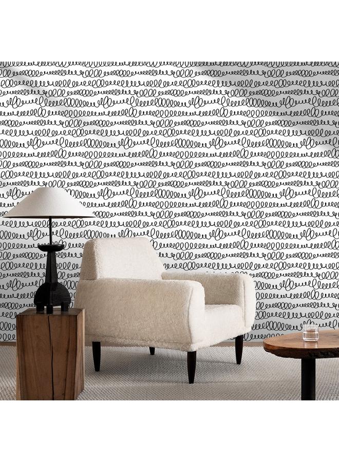 Bluejw Abstract Geometry TV Background Wall Thickened Removable Wallpaper   PVC Self-adhesive Wallpaper Wallpaper - Image 2