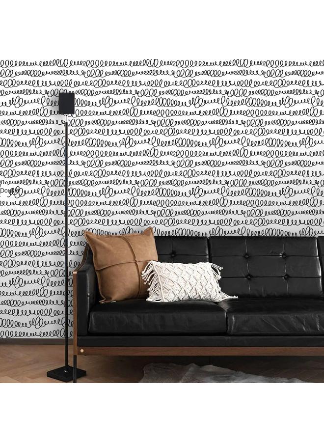 Bluejw Abstract Geometry TV Background Wall Thickened Removable Wallpaper   PVC Self-adhesive Wallpaper Wallpaper - Image 3