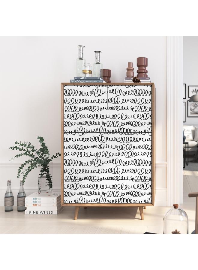 Bluejw Abstract Geometry TV Background Wall Thickened Removable Wallpaper   PVC Self-adhesive Wallpaper Wallpaper - Image 4