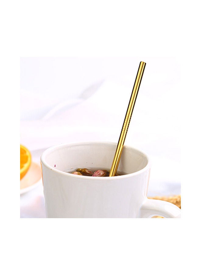 NIBEMINENT Reusable Drinking Straw Silver - Image 5