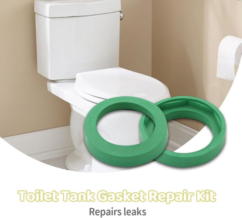 Liberflow 3'' Toilet Tank to Bowl Coupling Kit, Fits for American Standard Champion 4 Toilet Parts AS738756-0070A, Includes Gasket, Bolts and Other Essential Parts for Most 3 Inch Flush Valve Opening Tanks - Image 5