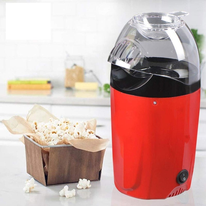 DME SALES Electric Machine Snack Maker200W Hot Air Popcorn with Measuring Cup and Removable LidInstant Popcorn Grade Aluminium Alloy Oil Free Popcorn Maker - Image 1