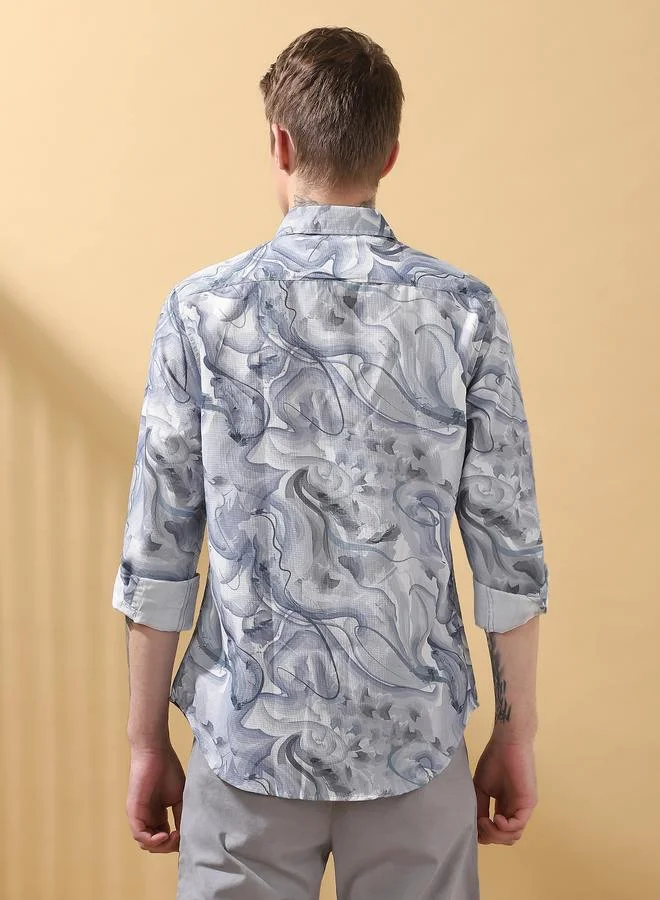 Dennis Lingo Stylish Multicolour Shirt For Men With A Trendy And Eye Catching Design Crafted From Breathable Fabric