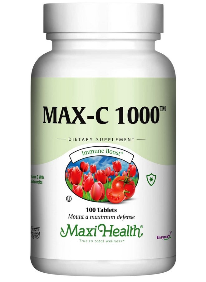 Maxi Health Maxihealth Max Vitamin C "1000Mg" With Bioflavonoids 1000 Tablets Kosher  - Image 2