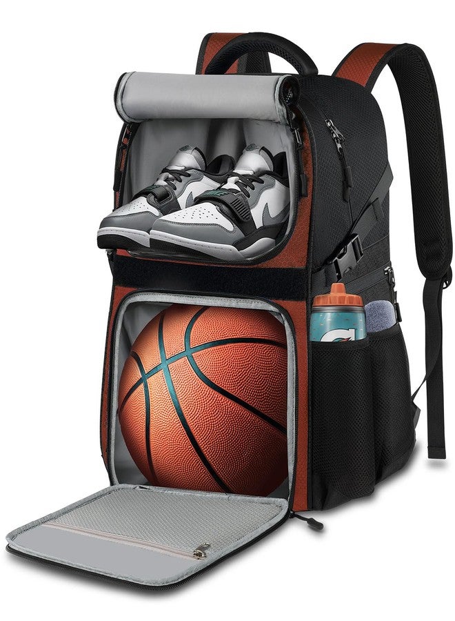 LOINTET Basketball Bag Backpack with Ball Holder Shoes Compartment, Large Basketball Accessories Sports Bag - Image 1