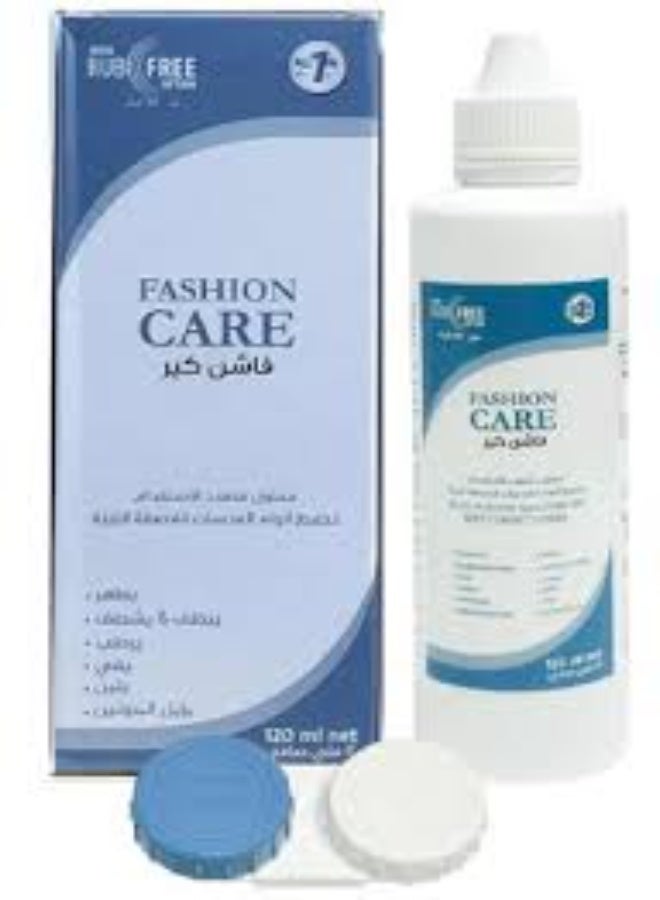 Fashion Care Fashion Care Multi-Purpose Solution for All Types of Soft Contact Lenses - 120ml