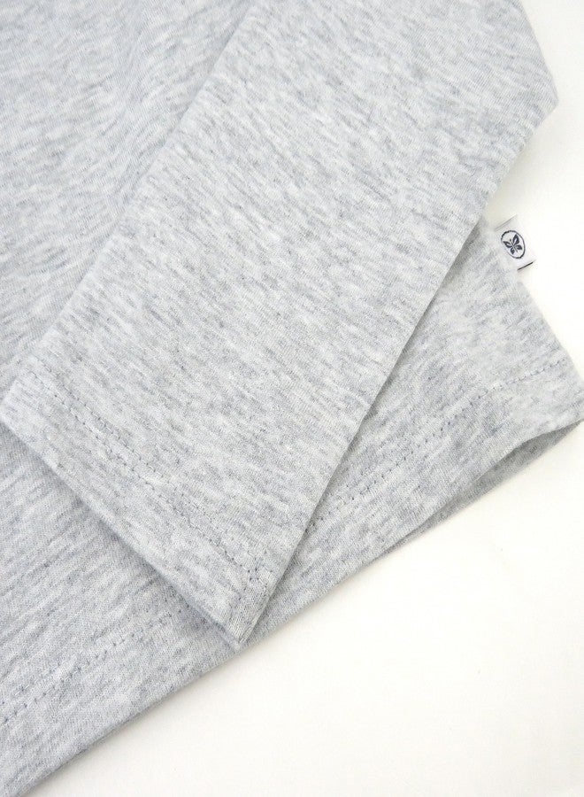 HonestBaby Fashion Outfit Sets Tops and Bottoms 100% Organic Cotton for Baby and Toddler Girls, Dress Blues, 4T - Image 4