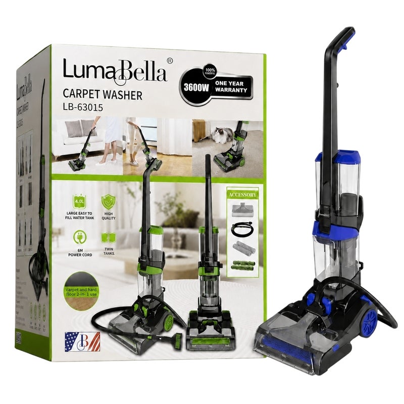 لوما بيلا غسالة سجاد لوما بيلا 3600 واط، 4 لتر - LB-63015 - Image 1