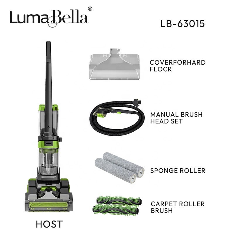 لوما بيلا غسالة سجاد لوما بيلا 3600 واط، 4 لتر - LB-63015 - Image 2