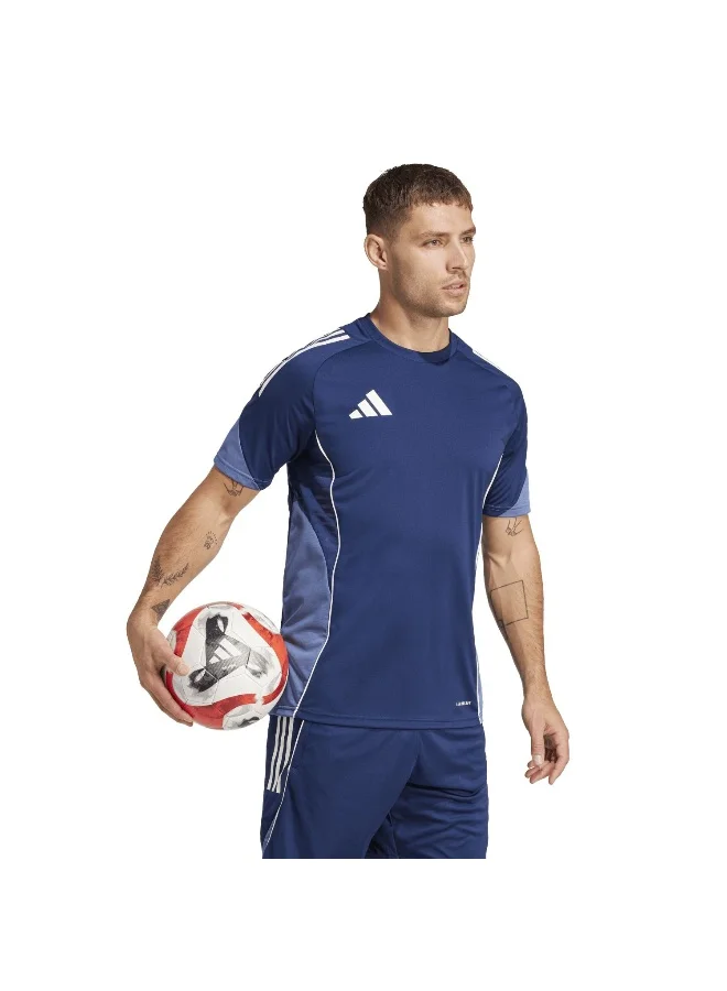 adidas تيشيرت كرة قدم تيرو 25 سي للرجال - أزرق - مقاس XS