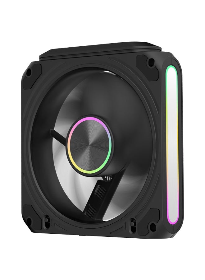 Segotep Gs-120 Argb Obsidian Black Dual-pack New Brick Style Fan - Image 3