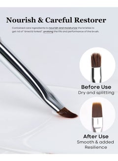 AS Nail Art Brush Cleaner and Restorer for Solid Gel Polish/Nail Extension Gel/Builder Gel/Nail Art Liner/Dip Powder/Acrylic Powder Manicure Brush DIY Salon at Home  - Image 3