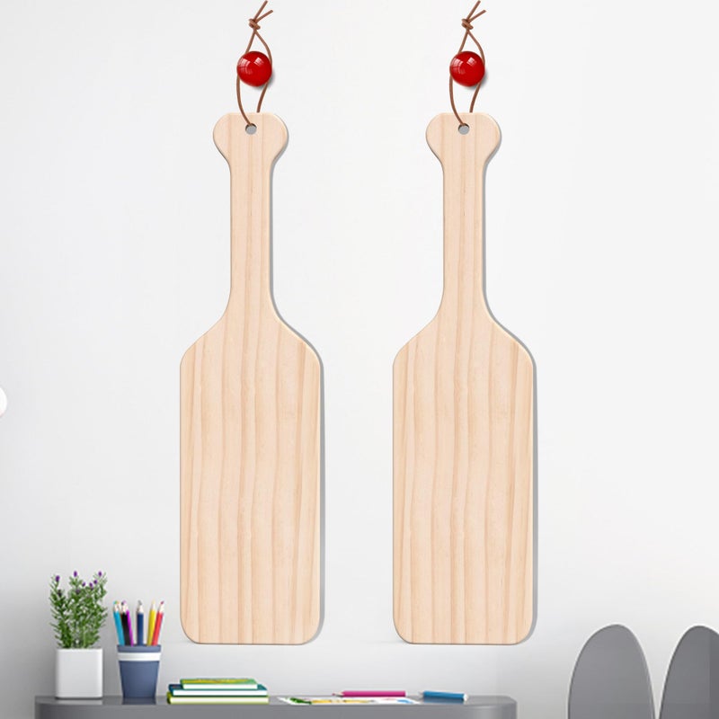 HAPYFMSHI 2 Pieces 18 Sorority Paddle Unfinished Solid Pine Wooden Paddle Smooth Wooden Fraternity Paddle for DrawingCrafts2 Pieces