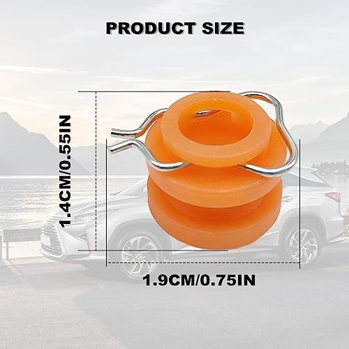 TOPCNOEM 10PCS Window Regulator Roller Clips Compatible with Ford Mustang Falcon FSeries Truck Fairlane Thunderbird Mercury Comet C0AB6423240B - Image 3
