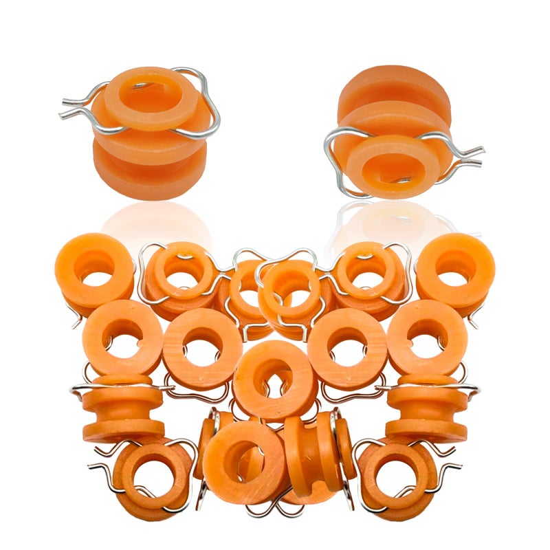 TOPCNOEM 10PCS Window Regulator Roller Clips Compatible with Ford Mustang Falcon FSeries Truck Fairlane Thunderbird Mercury Comet C0AB6423240B - Image 2