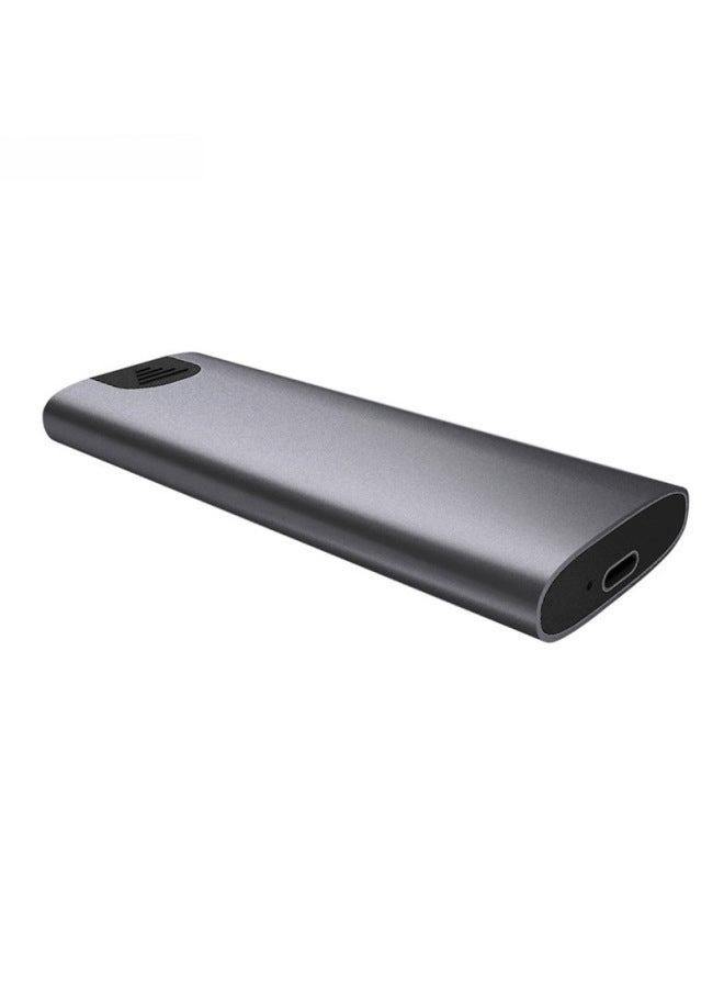 M.2 Hard Disk Box USB3.1Type-C Transfer M.2NGFF Solid State Metal External Mobile Box-Color:TP06-CCA Iron Gray NVME Protocol  - Image 3