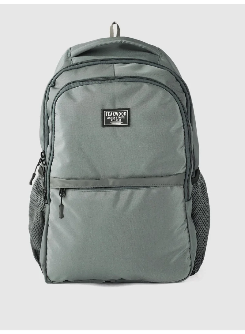 تيك وود حقيبة ظهر سادة مقاومة للماء مزودة بحجرة للابتوب مقاس 15 بوصة مناسبة للجنسين