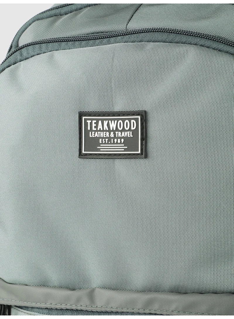 TEAKWOOD Grey Teakwood  Grey 15 " Laptop Compartment Unisex Laptop Backpack  | Best Price UAE