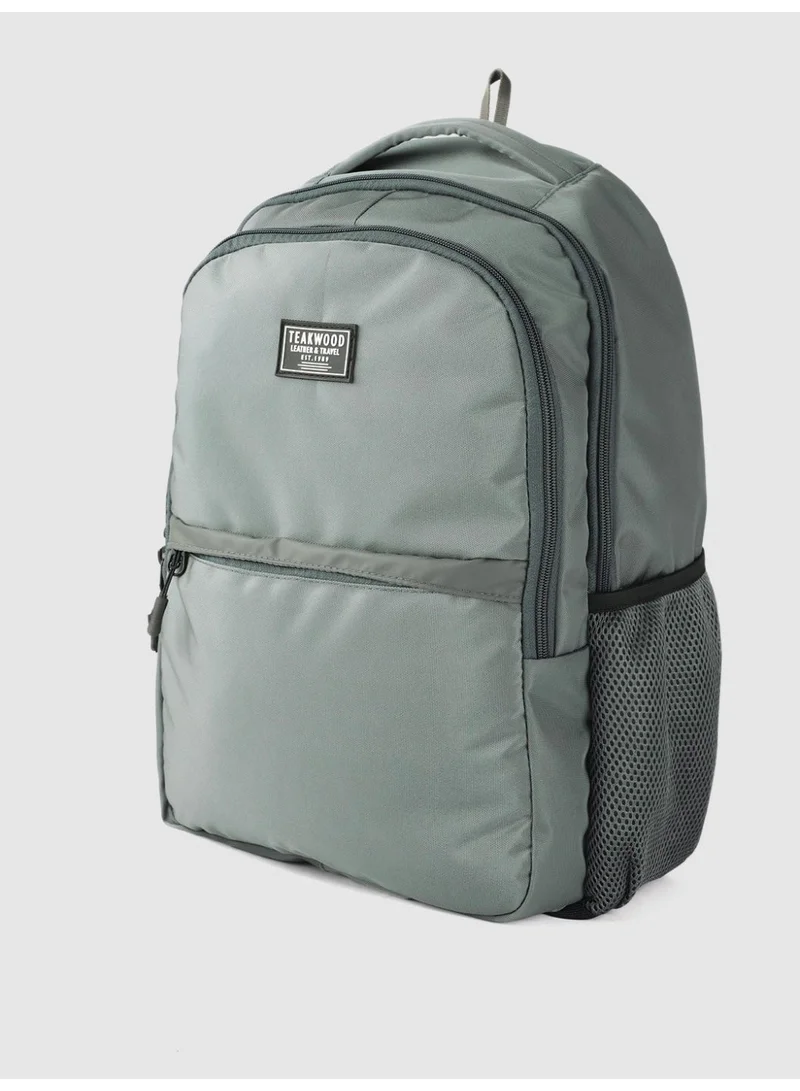 TEAKWOOD Grey Teakwood  Grey 15 " Laptop Compartment Unisex Laptop Backpack  | Best Price UAE