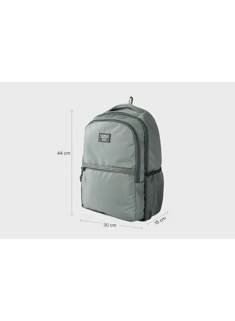 TEAKWOOD Grey Teakwood  Grey 15 " Laptop Compartment Unisex Laptop Backpack  | Best Price UAE