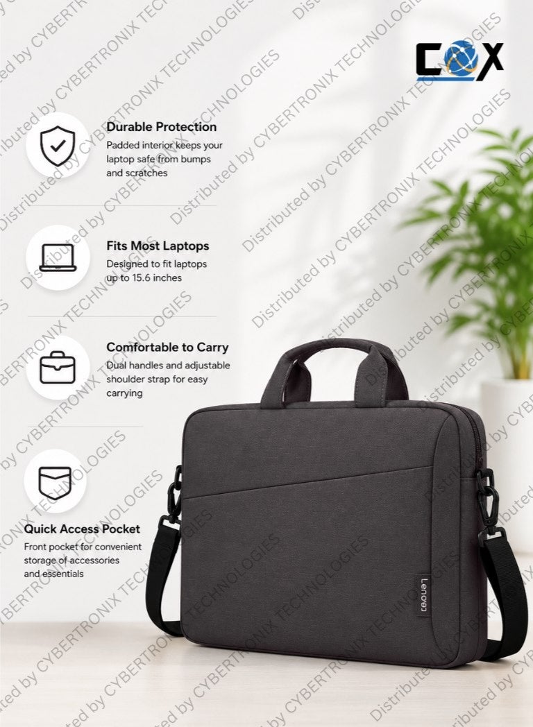 Quick Heal لينوفو - حقيبة توploader لأجهزة الكمبيوتر المحمولة 15.6 بوصة باللون الأسود | كويك هيل مضاد الفيروسات برو لجهاز واحد لمدة سنة | ترخيص رقمي | توصيل في نفس اليوم | حزمة كومبو - Image 3