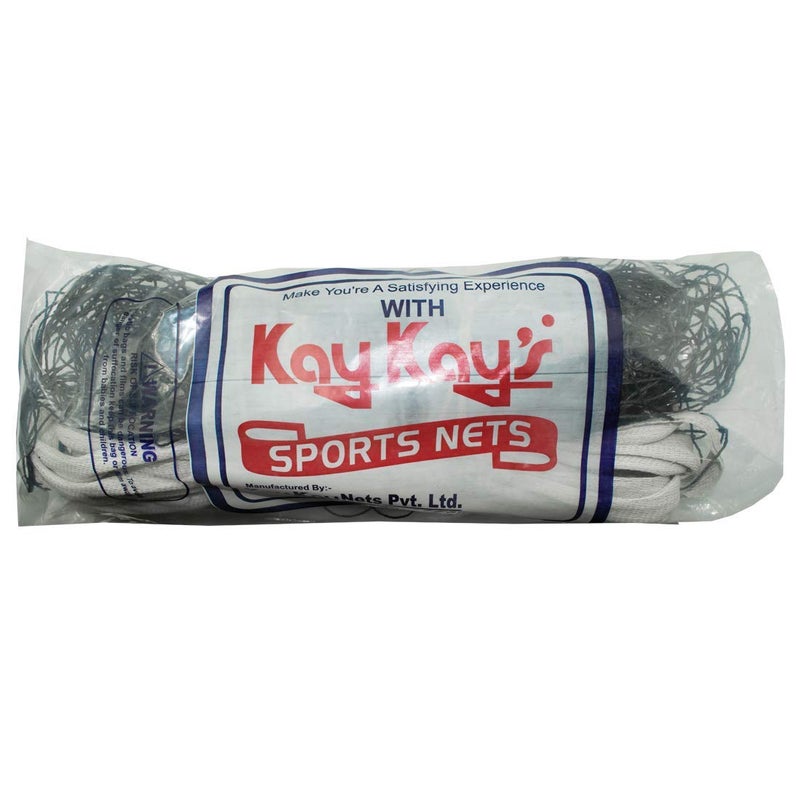 TRIUMPH Kay Kay Volley Ball Net VB 102-AA Nylon Net 9 Mesh Black Color with Both Side Nylon Tape and Nylon Rope - Image 4