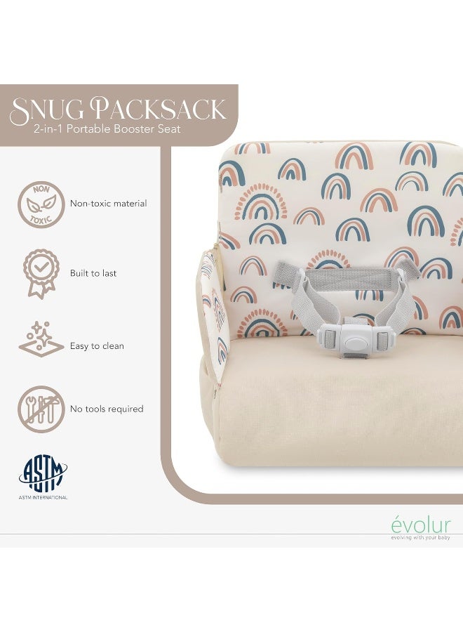 Evolur Snug Packsack 2-in-1 Portable Booster Seat and Travel Bag - Image 4