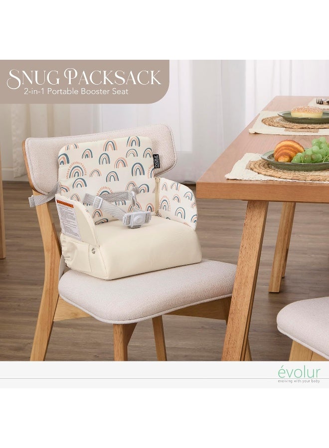 Evolur Snug Packsack 2-in-1 Portable Booster Seat and Travel Bag - Image 2