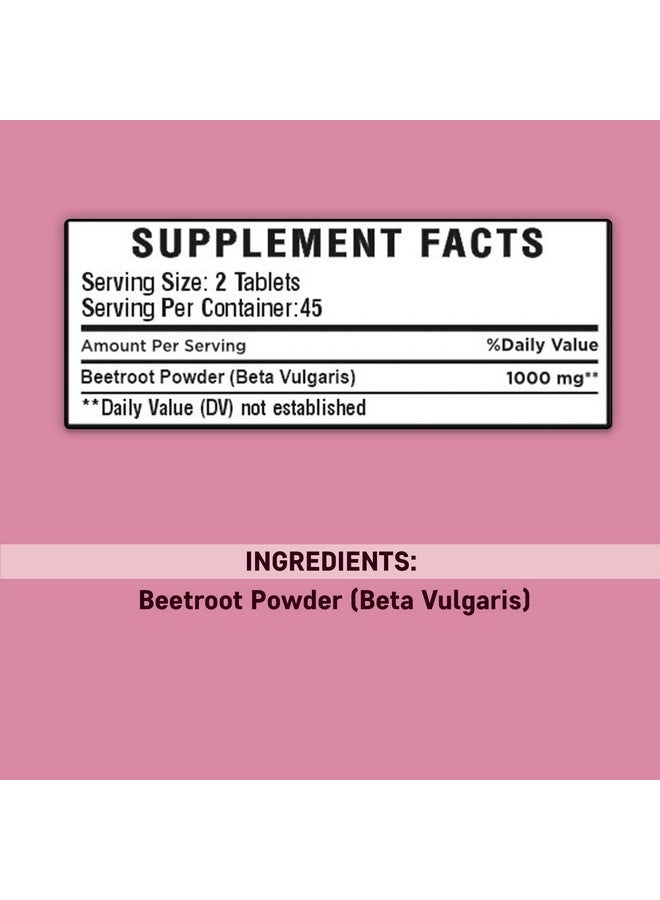 minature أقراص الشمندر من مي ناتشر (بيتا فولغاريس) | 500 ملغ × 90 قرص، إمداد لمدة 45 يومًا - Image 2