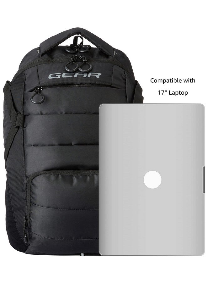 Gear Aspire 30L Medium Water Restant Office Laptop Backpack /Backpack for Men/Women (Black) - Image 4