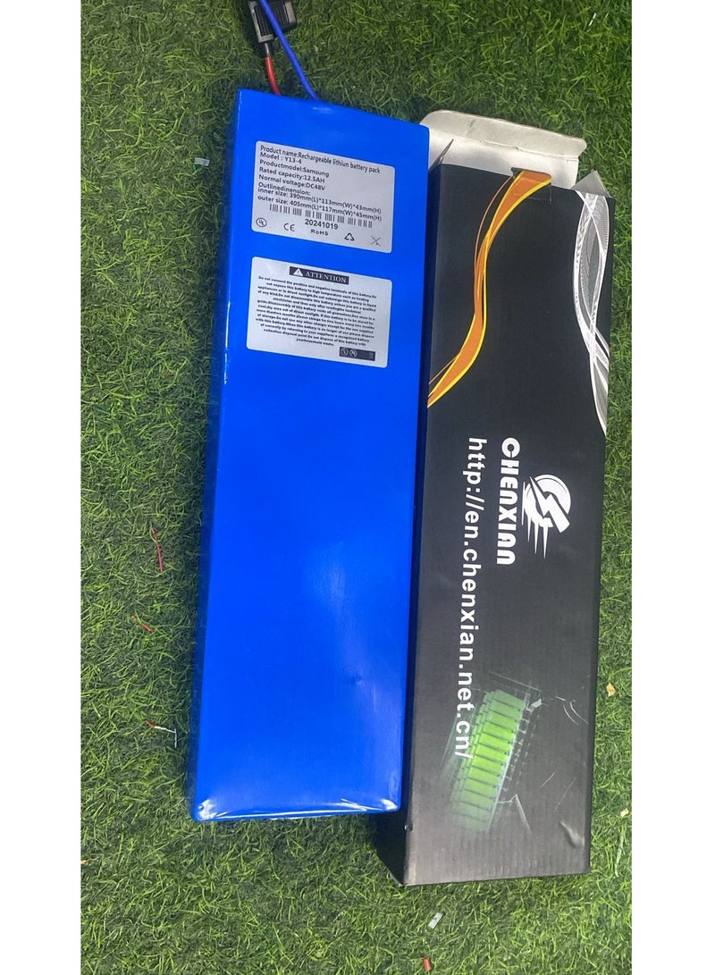 Chenxian Battery Pack 48V 12.5 AH Lithium High Quality Rechargeable Battery Pack Suitable for Electric Scooter Electric Bicycles - Image 1