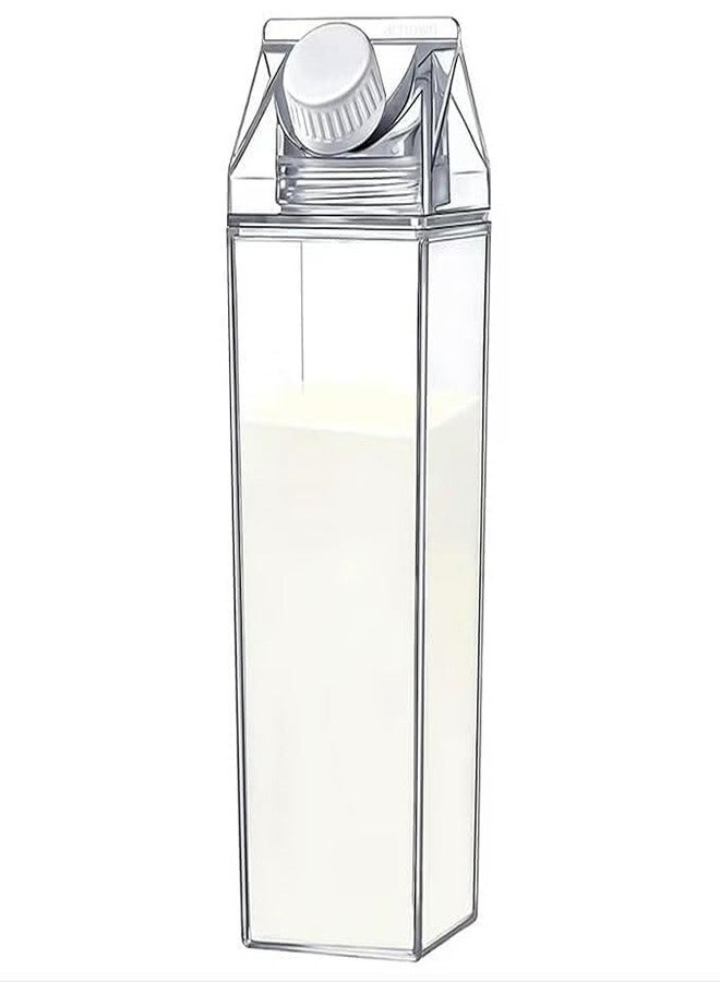 CETLO Milk Bottle 500 ml | Leak-Proof Reusable Bottle with Secure Cap | Food-Grade Plastic Container for Milk, Juice & Beverages - Image 1