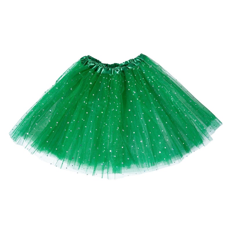 Liatunou Layered Tulle Tutu for Women and Teen Girls, Running Skirts 80S Princess Ballet Dance Skirts Tutu for St.Patrick's Day/Halloween Party Favors - Image 1