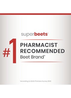 Humann Superbeets Energy Plus With Grape Seed Extract Includes Beet Root Powder Green Tea Extract Caffeine Vitamin C Nongmo Superfood Supplement 5.87Oz  - Image 3
