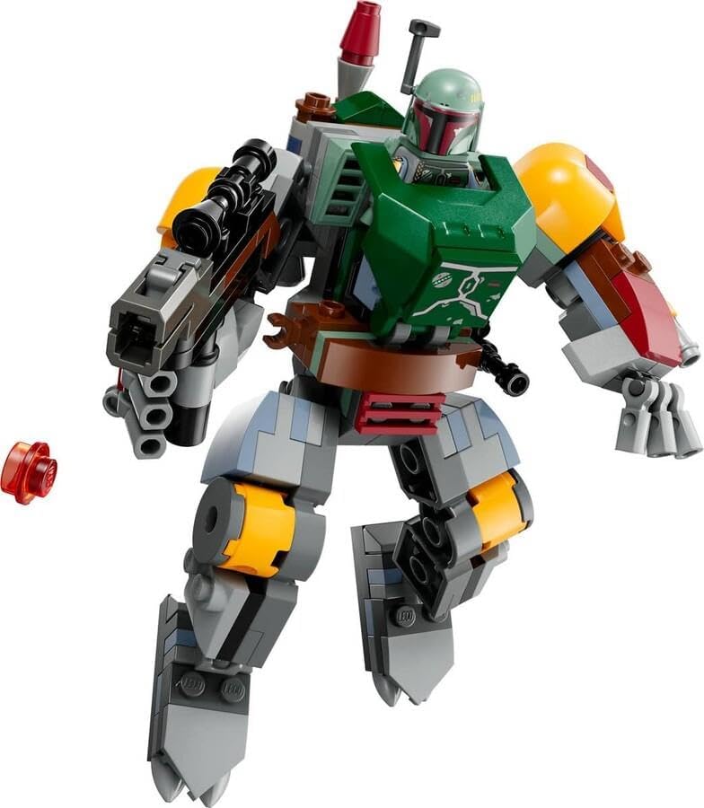 LEGO 75369 Star Wars Boba Fett Mech, Buildable Action Figure Toy with Stud-Shooting Blaster and Jetpack with Flick Shooter, Collectible Set for Kids - Image 4
