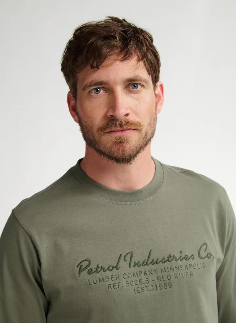 Petrol Industries Men T-Shirt LS Classic Print