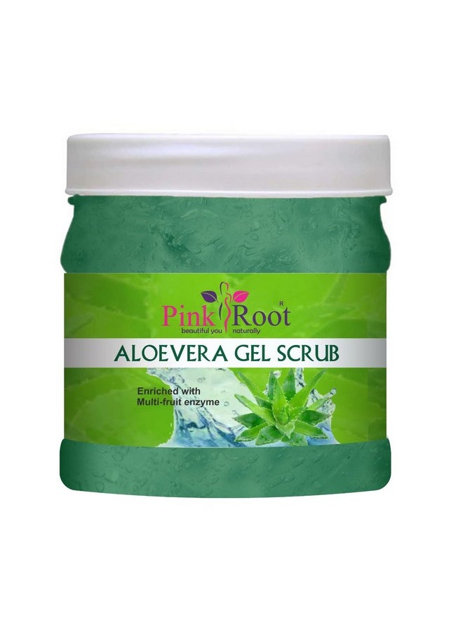 Pink Root - Pink Root Aloe Vera Gel Scrub 500gm with Fruit Cream 500gm - Image 1